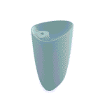 Bocchi Etna Monoblok Lavabo Mat Buz Mavisi