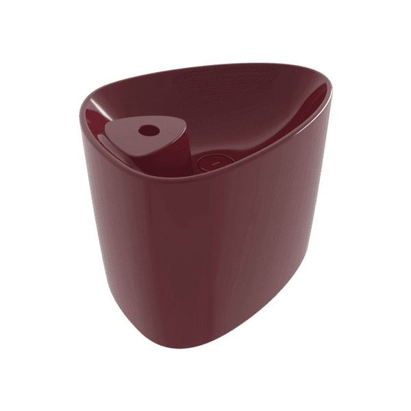 Bocchi Etna Monoblok Lavabo Parlak Burgonya Bordosu