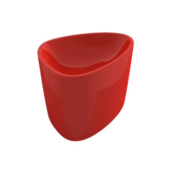 Bocchi Etna Monoblok Lavabo Parlak Kırmızı