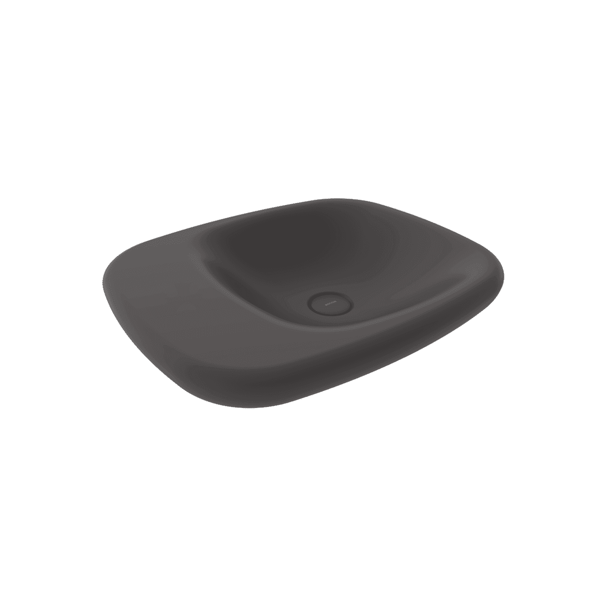 Bocchi Fenice Çanak Lavabo 54 cm Deliksiz Mat Antrasit Bocchi Fenice Çanak Lavabo 54 cm Deliksiz Mat Antrasit