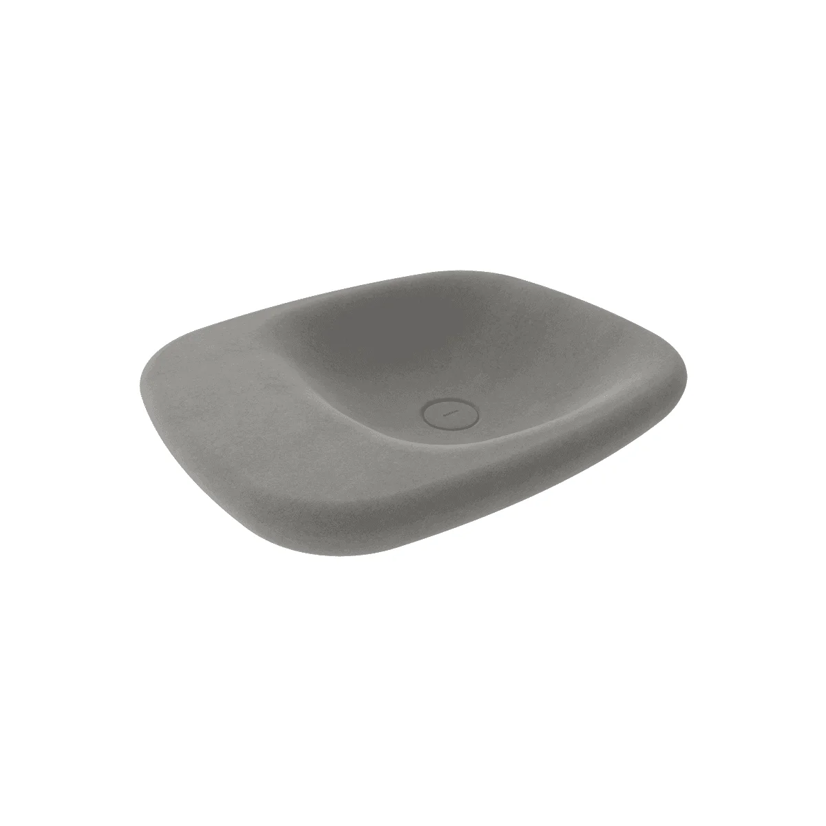 Bocchi Fenice Çanak Lavabo 54 cm Deliksiz Mat Beton Bocchi Fenice Çanak Lavabo 54 cm Deliksiz Mat Beton