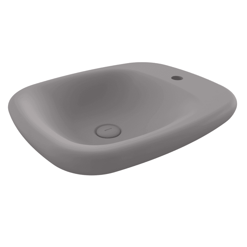 Bocchi Fenice Çanak Lavabo 55 cm Mat Gri