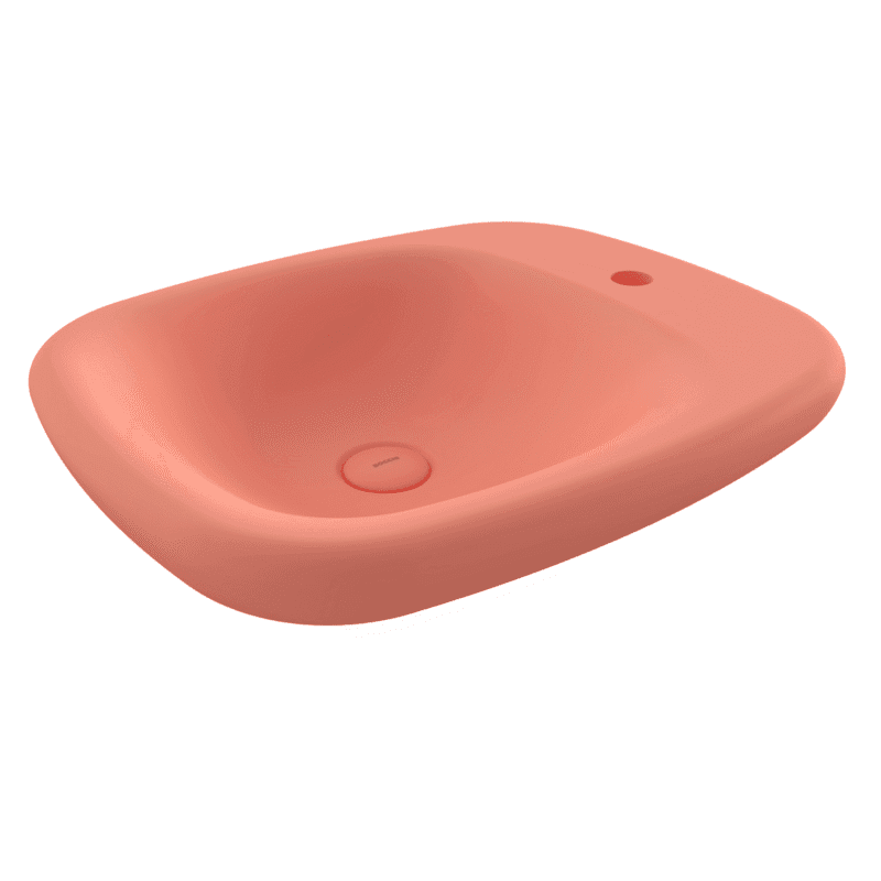 Bocchi Fenice Çanak Lavabo 55 cm Mat Somon
