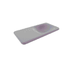 Bocchi Fenice Etajerli Lavabo 90 cm Deliksiz Mat Gri