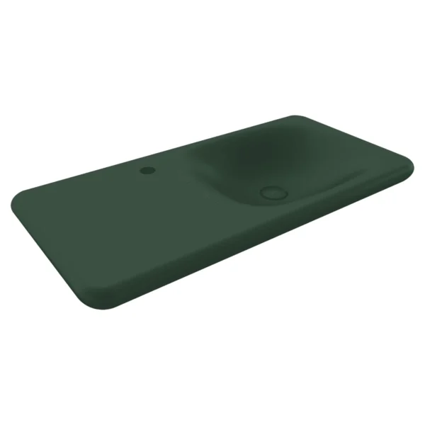 Bocchi Fenice Etajerli Lavabo Mat Yeşil