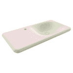 Bocchi Fenice Etajerli Lavabo Parlak Bisküvi