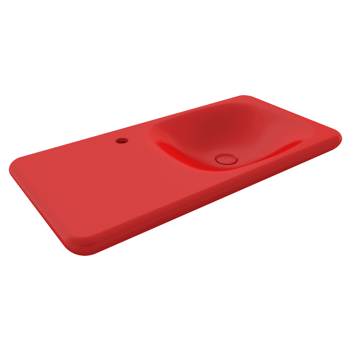 Bocchi Fenice Etajerli Lavabo Parlak Kırmızı Bocchi Fenice Etajerli Lavabo Parlak Kırmızı