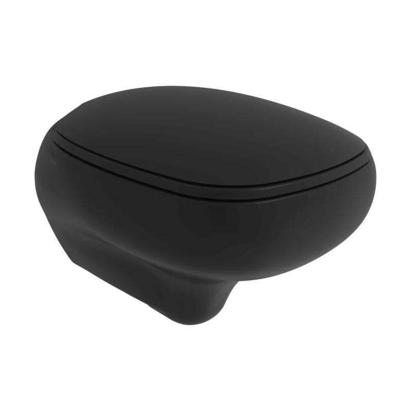 Bocchi Fenice Gizli Taharet Girişli Asma Klozet Mat Siyah