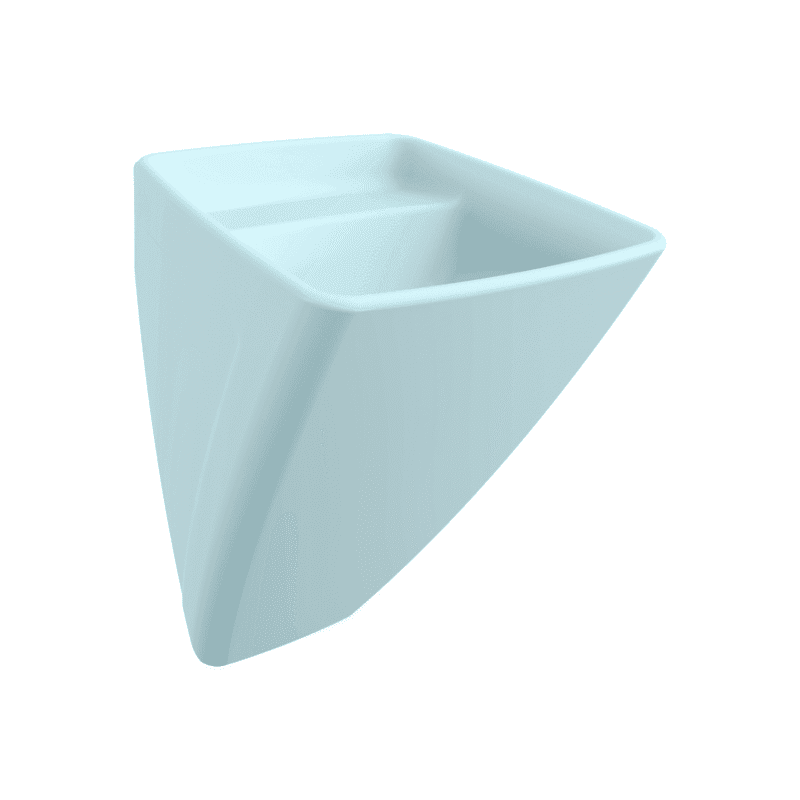 Bocchi Firenze Asma Monoblok Lavabo Armatür Deliksiz Mat Buz Mavisi