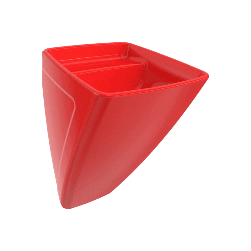 Bocchi Firenze Asma Monoblok Lavabo Armatür Deliksiz Parlak Kırmızı