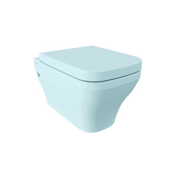 Bocchi Firenze Rimless Asma Klozet Mat Buz Mavisi