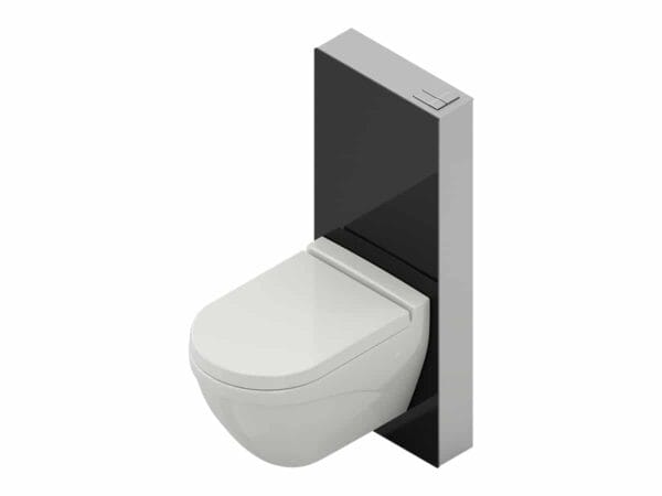 Bocchi Glassbox Asma Klozet Kullanımı Siyah