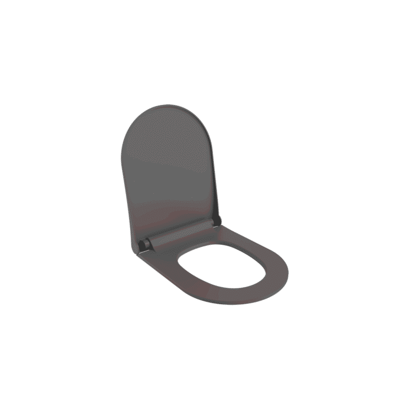 Bocchi Klozet Kapağı - Çeşitli Modellerle Uyumlu Mat Antrasit