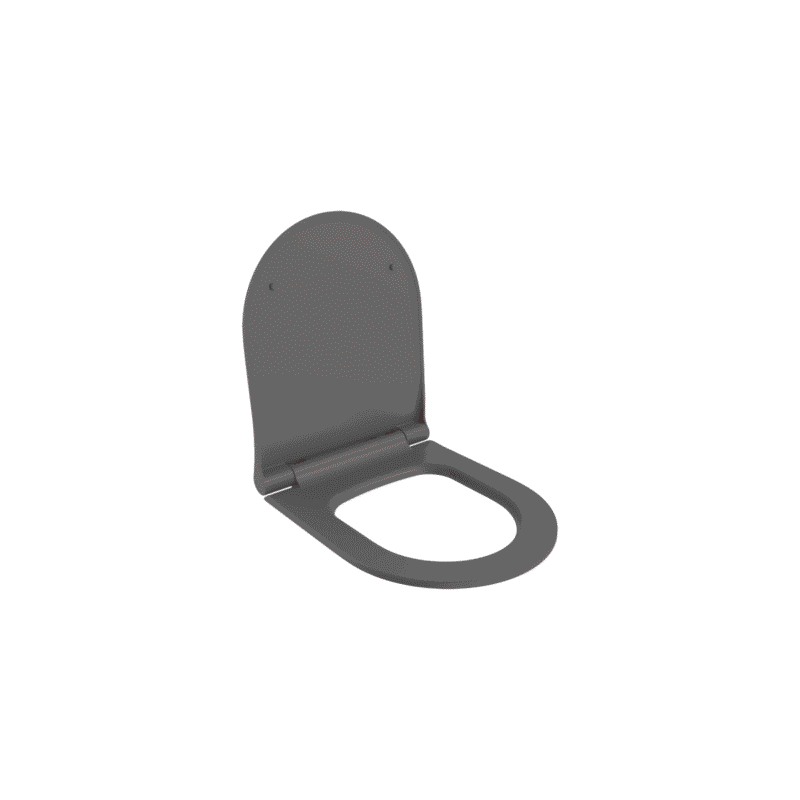 Bocchi Klozet Kapağı - Çeşitli Modellerle Uyumlu Mat Antrasit