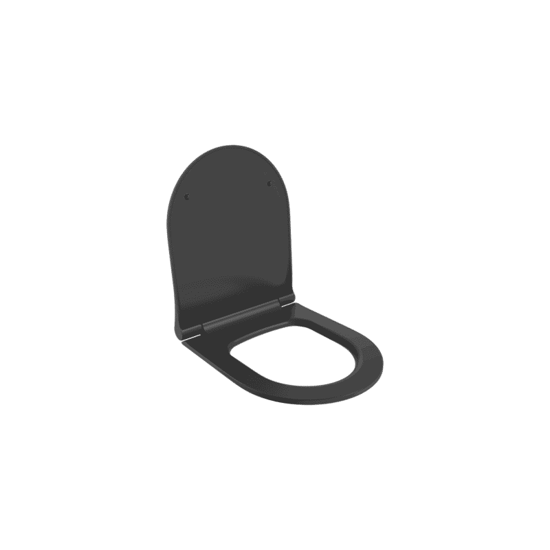 Bocchi Klozet Kapağı - Çeşitli Modellerle Uyumlu Mat Siyah