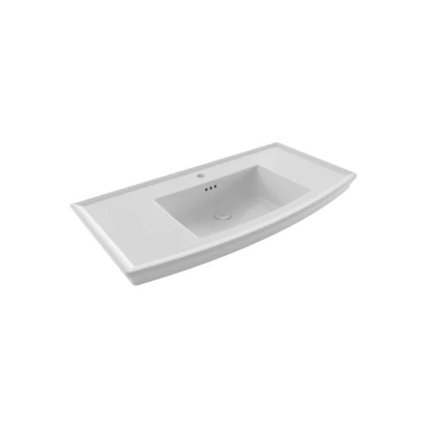 Bocchi Lavita Lavabo 100 cm Parlak Beyaz