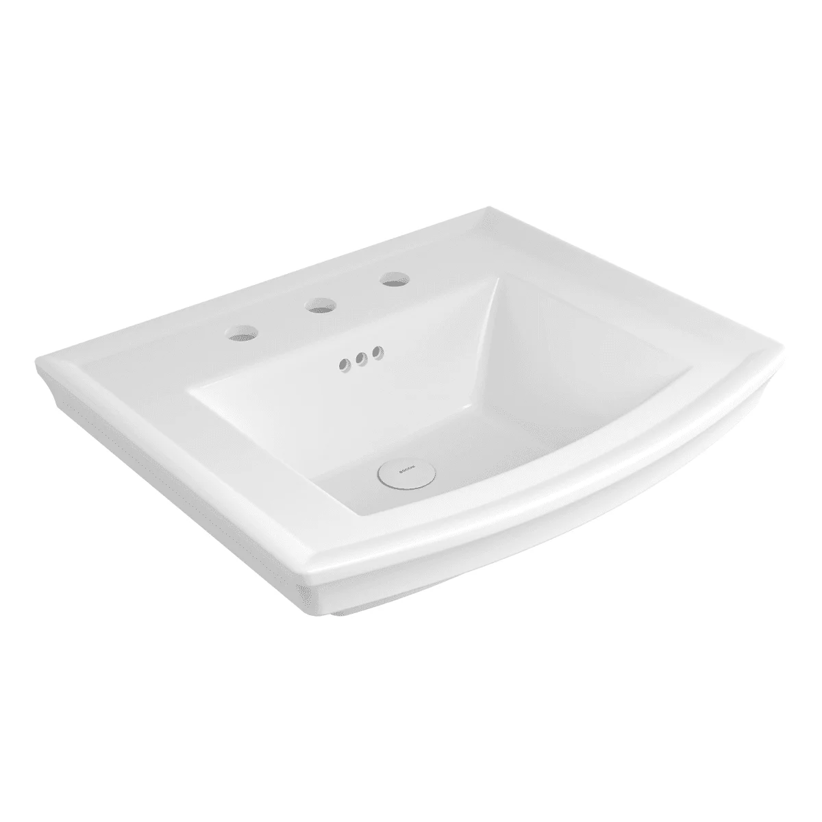 Bocchi Lavita Lavabo 60 cm Üç Armatür Delikli Parlak Beyaz Bocchi Lavita Lavabo 60 cm Üç Armatür Delikli Parlak Beyaz