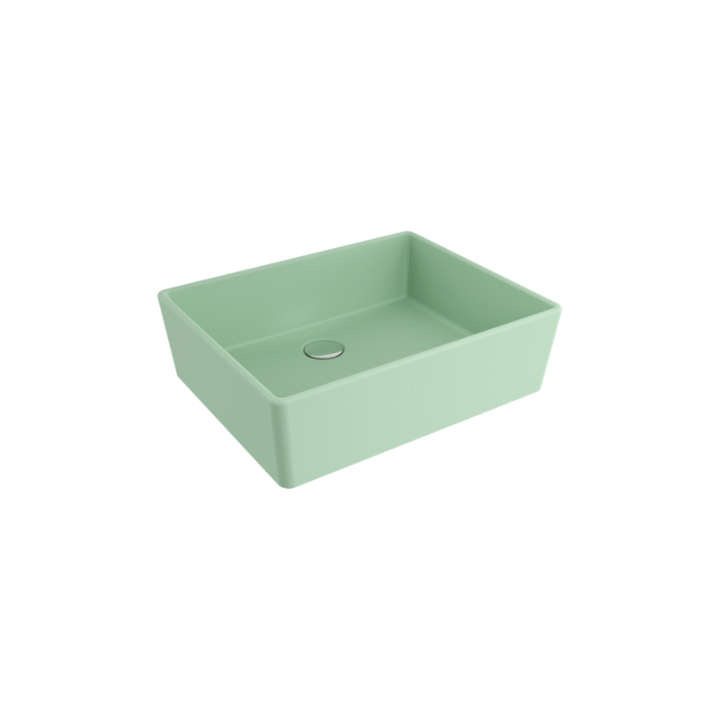 Bocchi Milano Çanak Lavabo 50 cm Mat Mint Yeşil