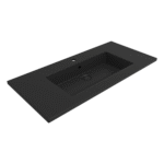 Bocchi Milano Etajerli Lavabo 100 cm Mat Siyah