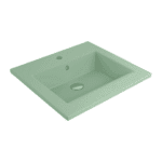 Bocchi Milano Etajerli Lavabo 50 cm - Mat Mint Yeşili