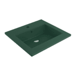 Bocchi Milano Etajerli Lavabo 50 cm - Mat Yeşil