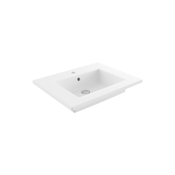 Bocchi Milano Etajerli Lavabo 60 cm Mat Beyaz