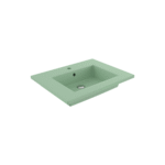 Bocchi Milano Etajerli Lavabo 60 cm Mat Mint Yeşil