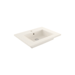 Bocchi Milano Etajerli Lavabo 60 cm Parlak Bisküvi