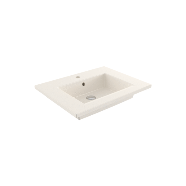 Bocchi Milano Etajerli Lavabo 60 cm Parlak Bisküvi