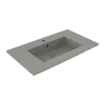Bocchi Milano Etajerli Lavabo 80 cm Mat Beton