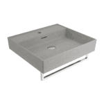 Bocchi Milano Lavabo 50 cm - Mat Beton