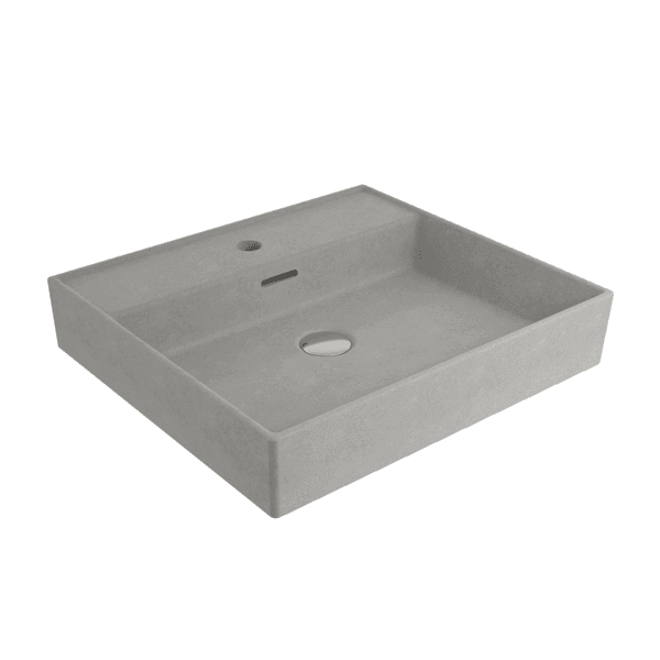 Bocchi Milano Lavabo 50 cm - Mat Beton