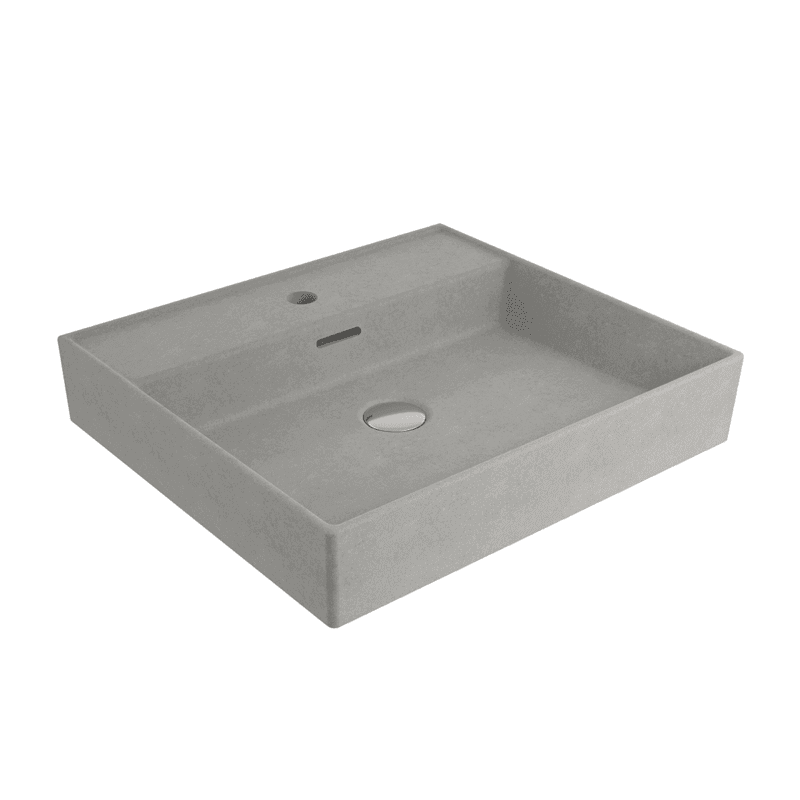 Bocchi Milano Lavabo 50 cm - Mat Beton