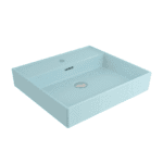 Bocchi Milano Lavabo 50 cm - Mat Buz Mavi