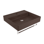Bocchi Milano Lavabo 50 cm - Mat Kahve