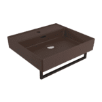 Bocchi Milano Lavabo 50 cm - Mat Kahve