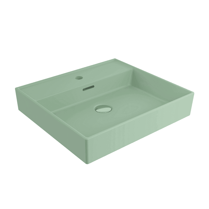 Bocchi Milano Lavabo 50 cm - Mat Mint Yeşil