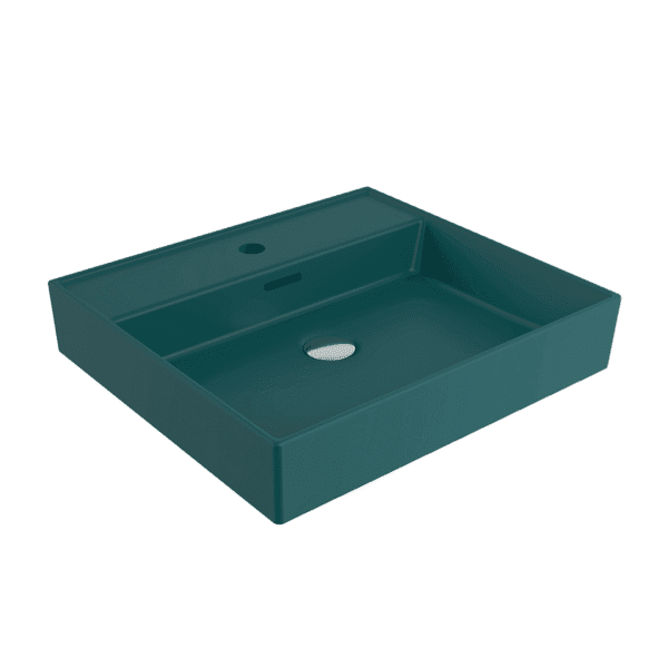 Bocchi Milano Lavabo 50 cm - Mat Petrol Mavisi