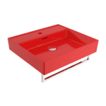 Bocchi Milano Lavabo 50 cm - Parlak Kırmızı