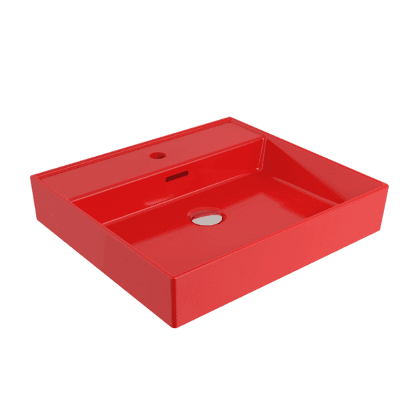 Bocchi Milano Lavabo 50 cm - Parlak Kırmızı