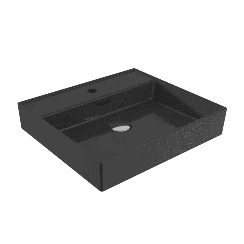 Bocchi Milano Lavabo 50 cm - Parlak Siyah