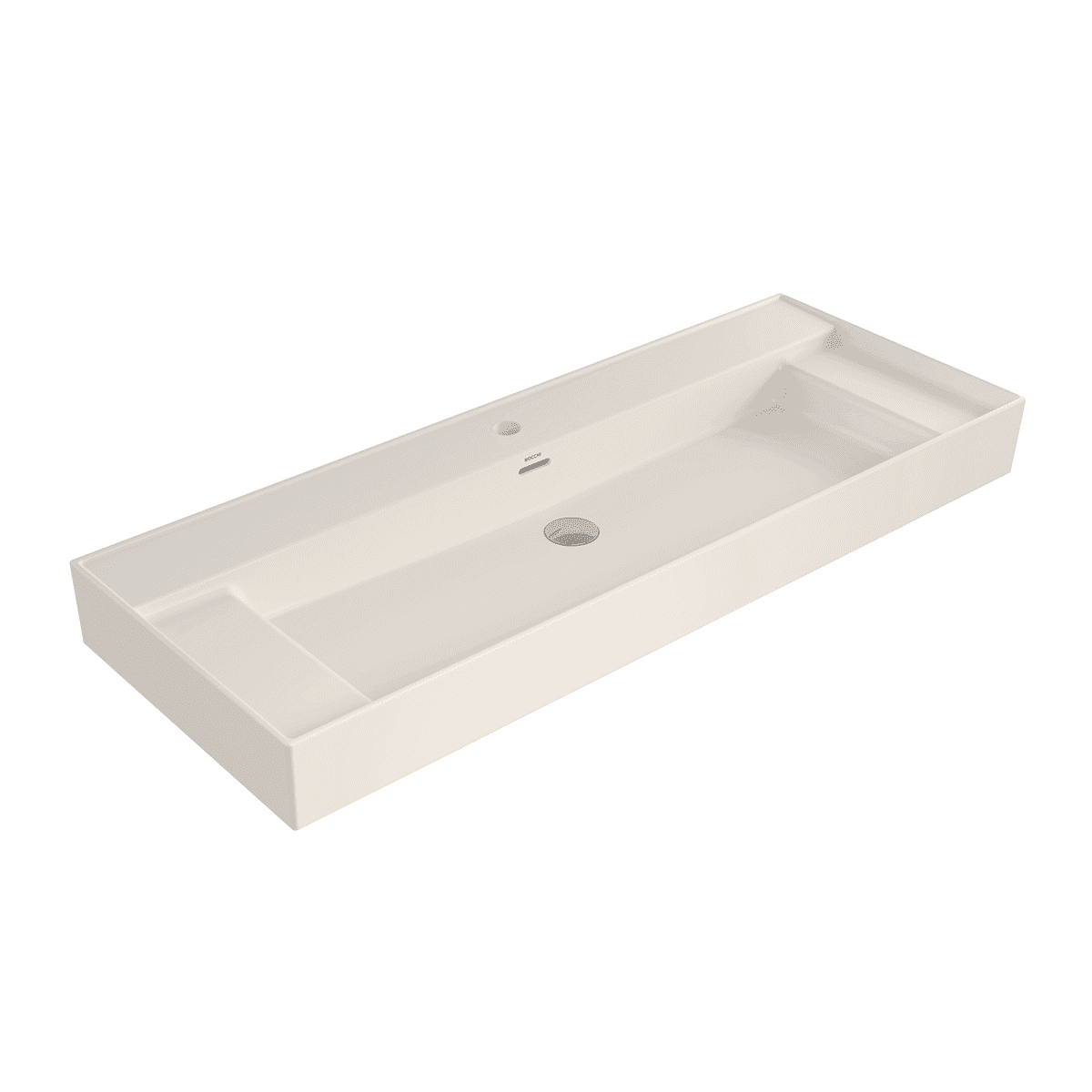 Bocchi Milano Sağdan Etejerli Lavabo 120 cm Parlak Bisküvi Bocchi Milano Sağdan Etejerli Lavabo 120 cm Parlak Bisküvi