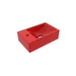 Bocchi Milano Tezgah Üstü/Asma Lavabo 37 cm Parlak Kırmızı