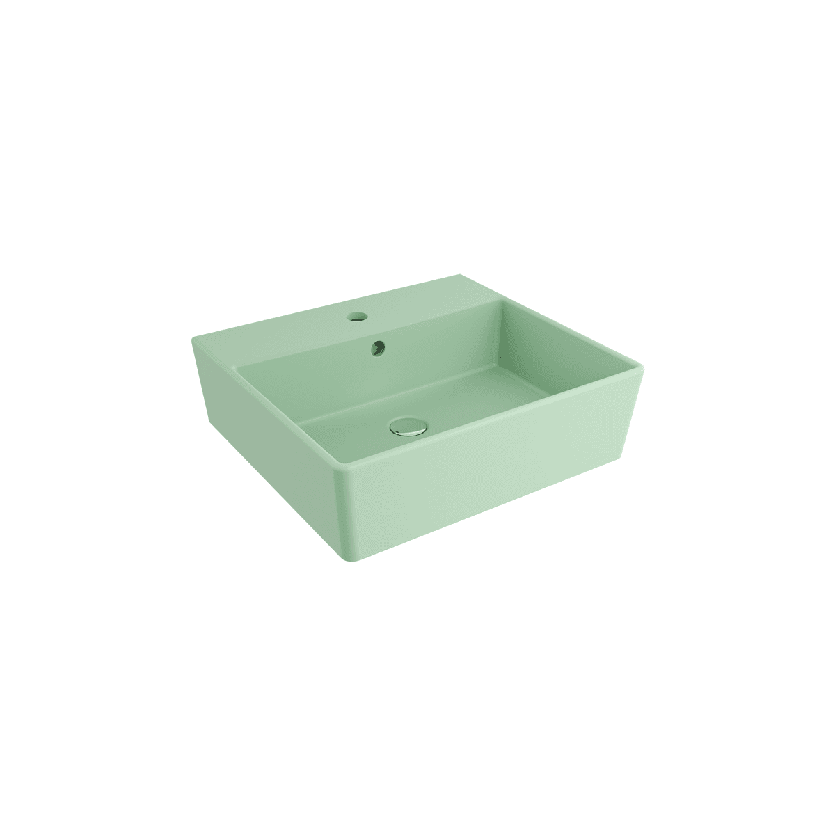 Bocchi Milano Tezgah Üstü/Asma Lavabo 50 cm Mat Mint Yeşil Bocchi Milano Tezgah Üstü/Asma Lavabo 50 cm Mat Mint Yeşil