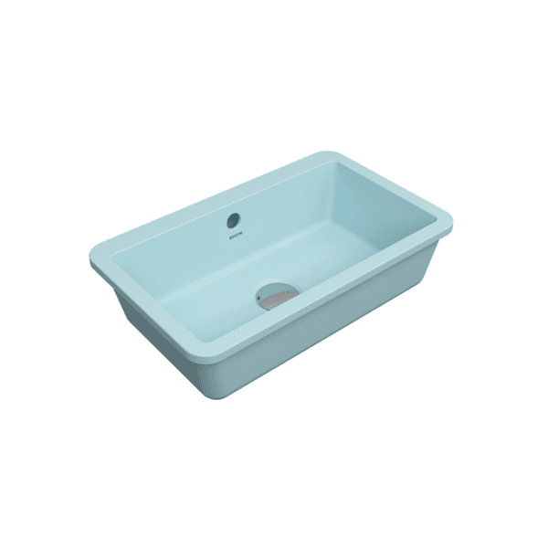 Bocchi Milano Tezgah Altı Lavabo 44 cm - Mat Buz Mavisi