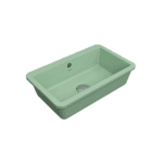 Bocchi Milano Tezgah Altı Lavabo 44 cm - Mat Mint Yeşil