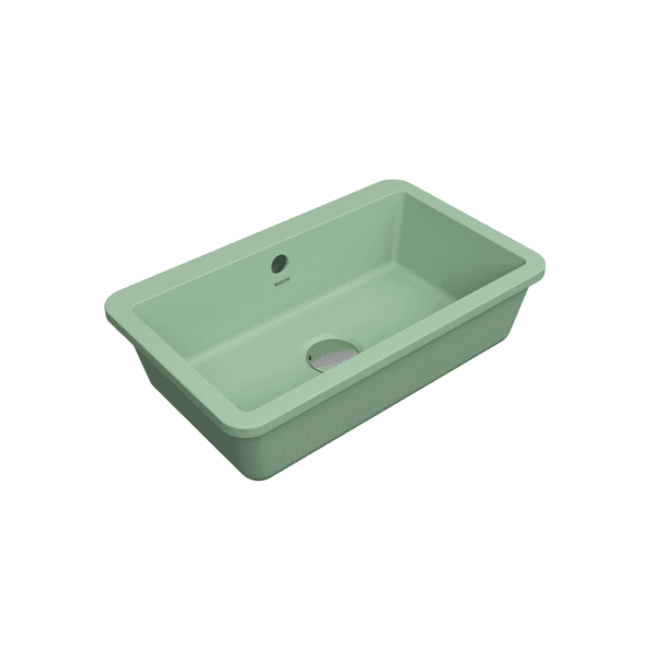 Bocchi Milano Tezgah Altı Lavabo 44 cm - Mat Mint Yeşil