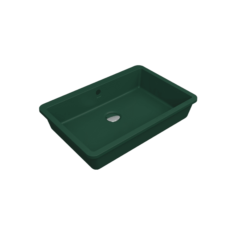 Bocchi Milano Tezgah Altı Lavabo 55 cm -Mat Yeşil