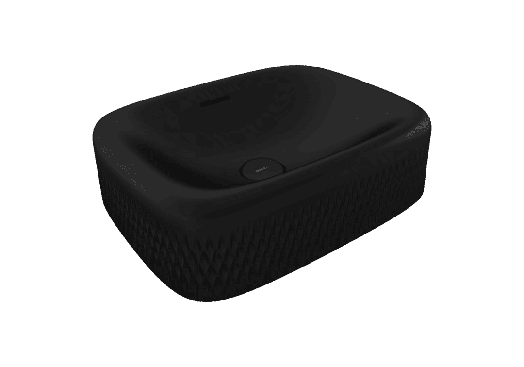 Bocchi New Age Tezgah Üstü Lavabo 55 cm Mat Siyah