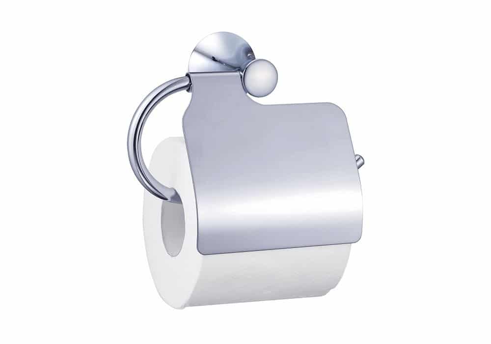 Bocchi Novara Tuvalet Kağıtlığı - Kapaklı Krom
